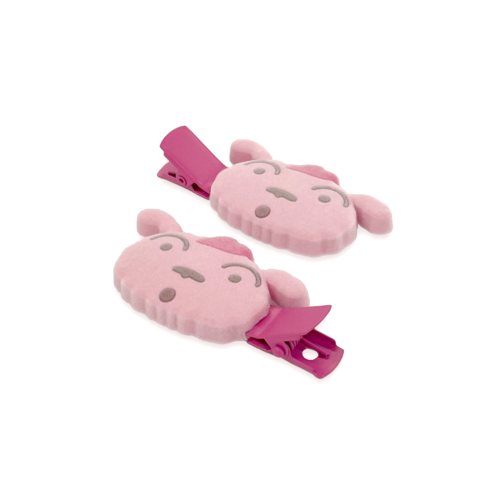 クレヨンしんちゃん フロッキーヘアクリップ サクラブルーム
